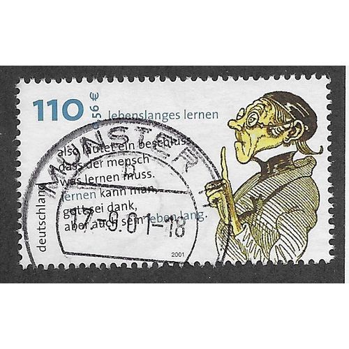GER 2001 110pf 'LIFE LONG LEARNING' FINE USED (EBID59-453)