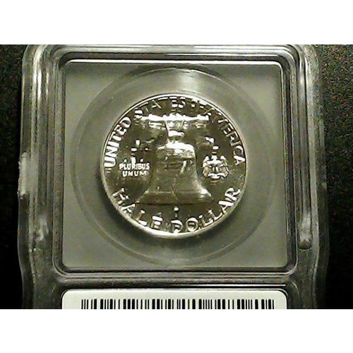 1957 Silver Proof Franklin Half Dollar ICG PR68