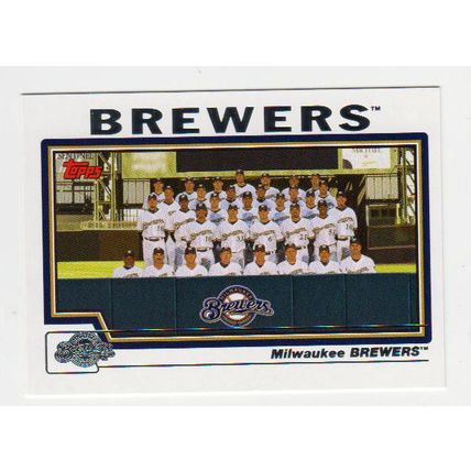 2004 Topps Milwaukee Brewers team set with traded- 16 cards