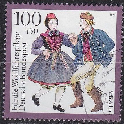 GERMANY BUND [1993] MiNr 1698 ( O/used ) Trachten