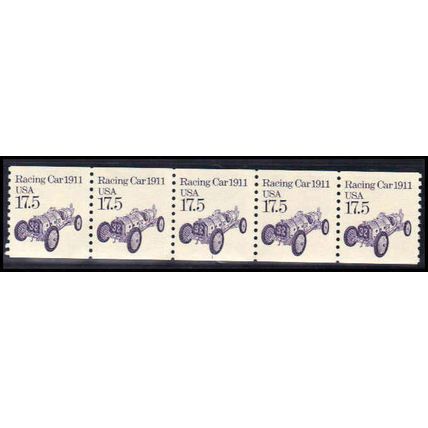 2262 17.5c Race Car Very Fine MNH Dry Gum PNC 1/5 Z5190