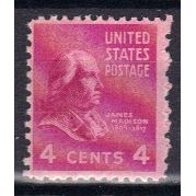 808 4c James Madison Barely Clears MNH B0097