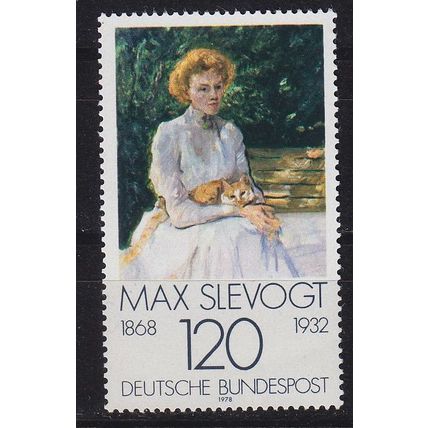 GERMANY BUND [1978] MiNr 0988 ( **/mnh ) Gemälde