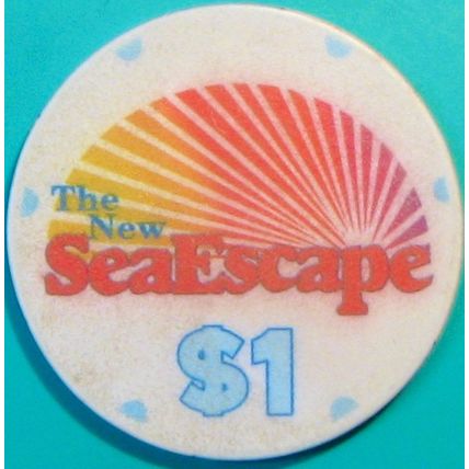 New Sea Escape. $1 Casino Chip. Fort Lauderdale, FL. Day Cruise. T62.