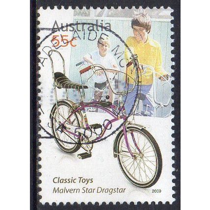 Australia 2009 Classic Toys - Malvern Star Dragstar 55c Sheet Used