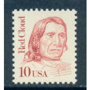 2175 10c Red Cloud Fine MNH Dry Gum MA2045