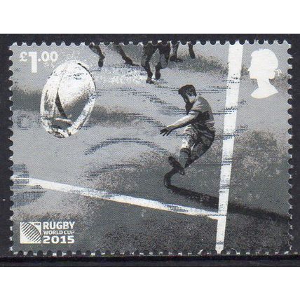 GB 2015 Rugby World Cup - Drop Goal £1.00 Used