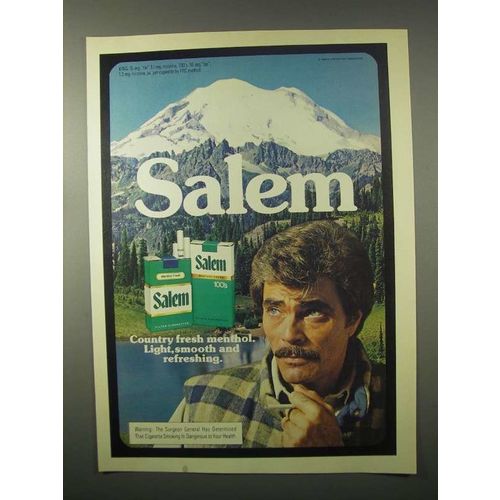 1980 Salem Cigarettes Ad - Country Fresh Menthol