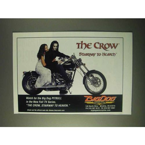 1999 Big Dog Pitbull Motorcycle Ad - The Crow