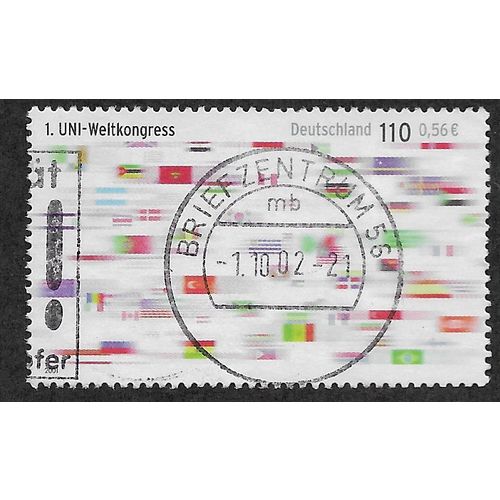GER 2001 110pf 'UNION NETWORK WORLD CONGRESS' FINE USED (EBID54-121)