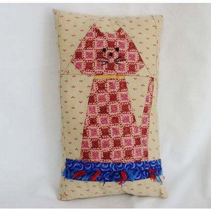 2 Sided Cat Mini Pillow Ornies Tucks Bowl Filler Kitty Home Decor