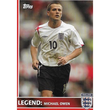 Topps ENGLAND 2005 Trading Card: England Legends - 82, Owen (Michael)