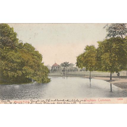 Mount Pond Clapham Common Surrey Postcard (SY77849)