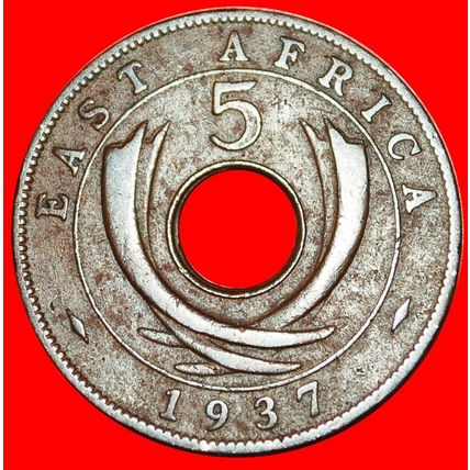 GREAT BRITAIN (1937-1943): EAST AFRICA ★ 5 CENTS 1937H! LOW START ★ NO RESERVE!