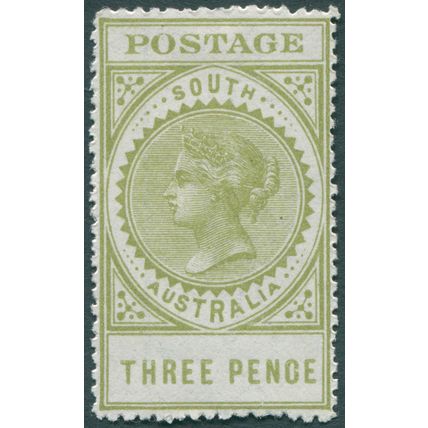 South Australia 1906 3d sage-green SG 298 unused