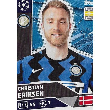 Topps UEFA Champions League 2020/21 Stickers: INT15 - Eriksen