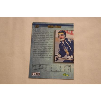 Miikka Elomo 1995 Classic Hockey Draft 95 NO. 22