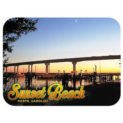 Sunset Beach North Carolina Fridge Magnet
