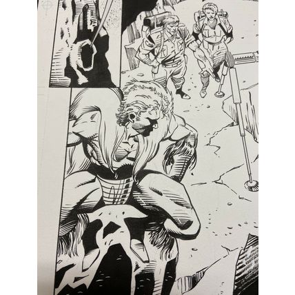 Eclipso #4 p7 (1993) McDonnell Creeper Cave Carson Bruce Gordon Semi-Splash