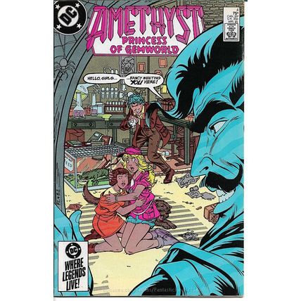 Amethyst #4 (1985) *DC Comics / Copper Age / Princess Of Gemworld / Dark Opal*