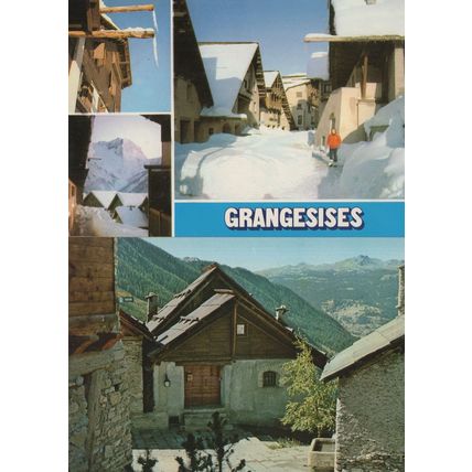 Grangesises Italy Ski Skiing Resort 2x Postcard s