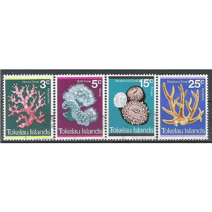 Tokelau N° 37/40 YVERT OBLITERE ( USED )