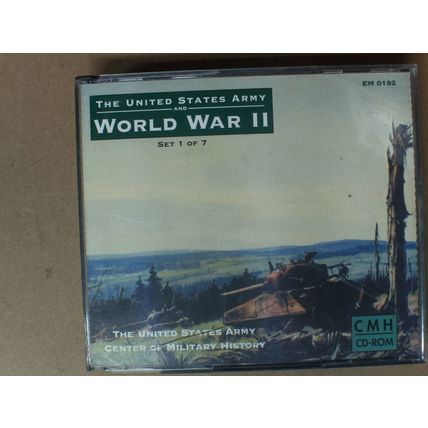 United States Army Center of Military History CD Rom World War II 2, set 1 of 7