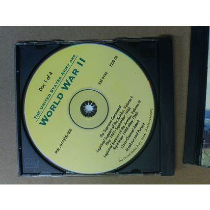 United States Army Center of Military History CD Rom World War II 2, set 1 of 7
