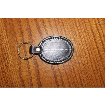 Siskiyou Leather / metal key rings - New- 5 styles