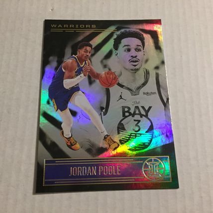 2020-21 Panini Illusions Basketball Golden State Warriors Jordon Poole Trading C