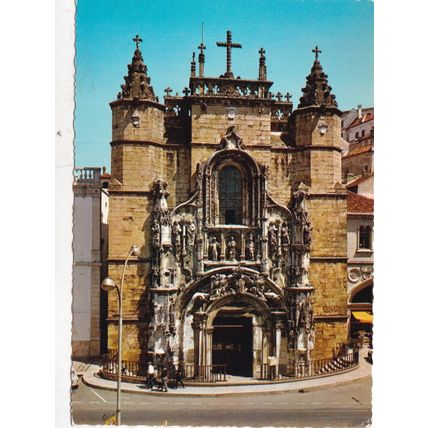Coimbra, Igreja De Santa Cruz Portugal Postcard unused VGC