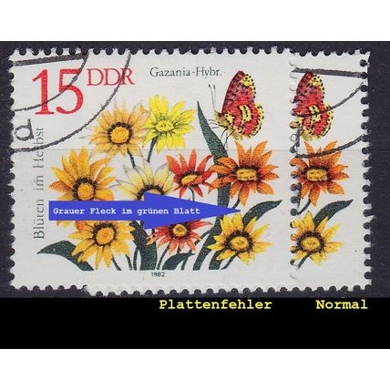 GERMANY DDR [1960] MiNr 2739 F39 ( O/used ) Plattenfehler