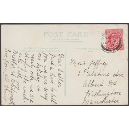 Forton Church and Hall, Newport, Staffordshire, 1907 - Valentine's Postcard