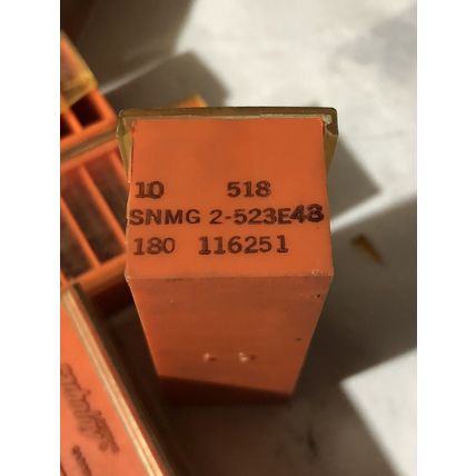 NEW LOT 50 CARBOLOY SNMG-2523E48,518 GRADE,CARBIDE INSERTS,snmg 2-523e48,TN