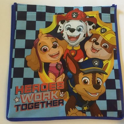 New Paw Patrol Heroes 13'' x 12'' x 6'' Reusable Tote Bag & 2 Small 9'' x 7'' Ba