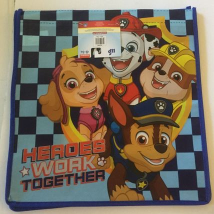 New Paw Patrol Heroes 13'' x 12'' x 6'' Reusable Tote Bag & 2 Small 9'' x 7'' Ba