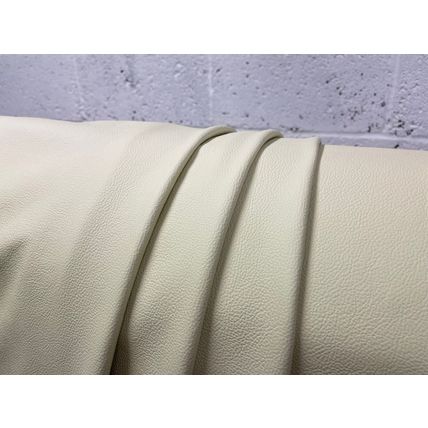 Italian Full Whole Leather Cow Hide Colour Ivory, Budget priced leather