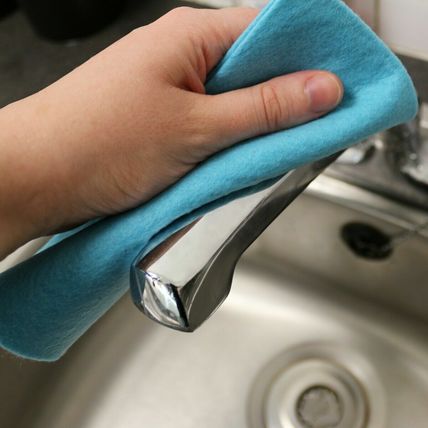 5Pc WASHABLE ALL PURPOSE CLEANING CLOTHS Dish Sink Tile Glass Surface Furniture