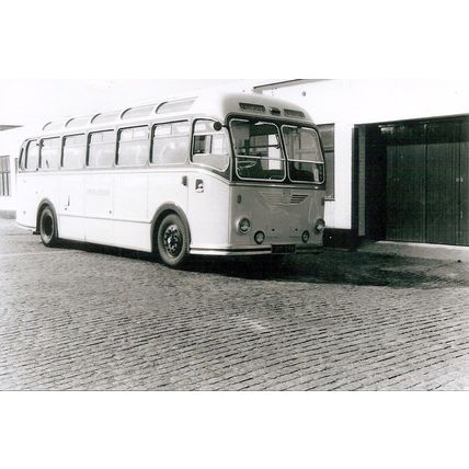 Black & White Photograph of United Counties Omnibus Co. Ltd. - JBD 986