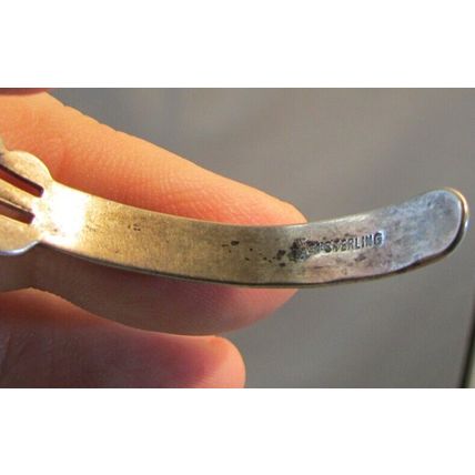 VINTAGE NATIVE AMERICAN TURQUOISE STERLING SILVER CUFF BRACELETE 16.5grams