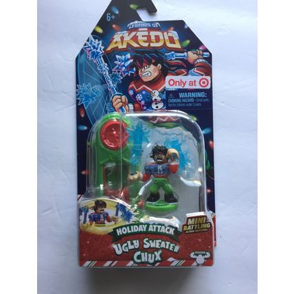 NEW Target Exclusive Legends of Akedo Holiday Ugly Sweater Chux, Shreddy Claws