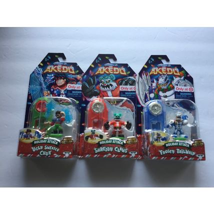 NEW Target Exclusive Legends of Akedo Holiday Ugly Sweater Chux, Shreddy Claws