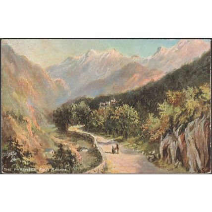 Eaux Bonnes, The Pyrenees, c.1910 - Tuck's Oilette Postcard
