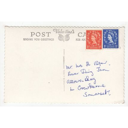 The Floral Clock Hastings Postcard RP East Sussex 8629