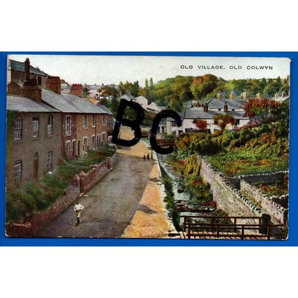 Postcard Old Village Old Colwyn Denbighshire Conwy Nr Llanddulas Rhos