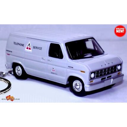 VERY RARE KEYCHAIN FORD ECONOLINE ☎️ PHONE REPAIR SERVICE ❤️GREAT GIFT❤️