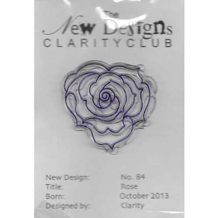 Claritystamp. Rose Stamp. Stamping Cardmaking Scrapbooking Crafts