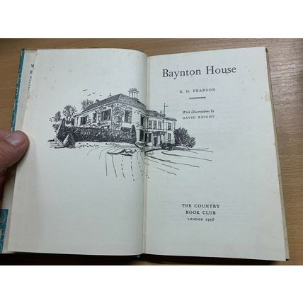 1956 R H PEARSION "BAYNTON HOUSE" AUTOBIOGRAPHY HARDBACK BOOK (P3)