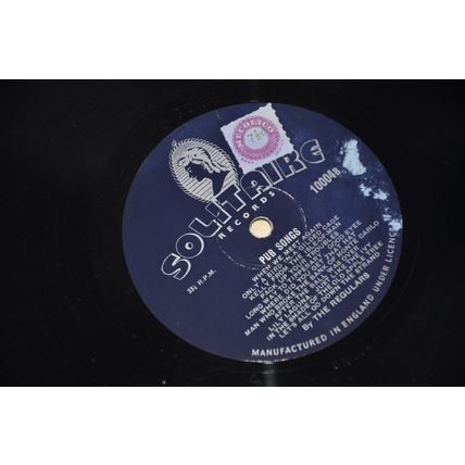 THE REGULARS Pub Songs rare Solitaire 10" vinyl LP UK public house drinking 1960