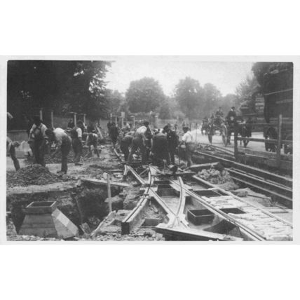 Railway Repair Victorian Brixton London Postcard